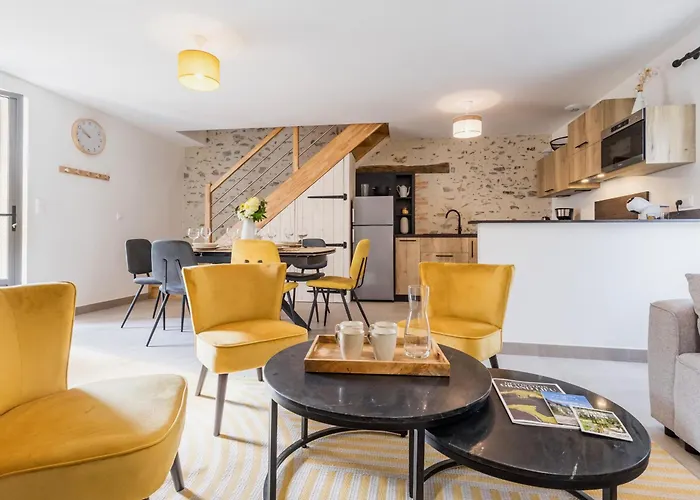 Ancien Corps De Ferme Renove Avec Jardin, Terrasse Et Recharge Ev, A 24 Km De Nantes - Fr-1-306-1282 Feriehus *